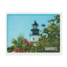 acuarela del faro de Sanibel Florida