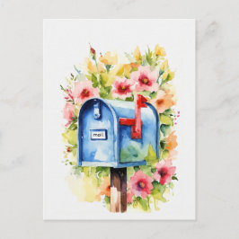 Postal Acuarela floral | Buzón