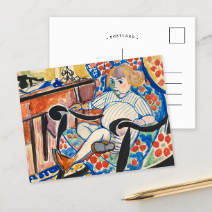 Postal Acuarela   Henry Lyman Saÿen
