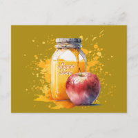 Acuarela Miel y Apple Shana Tova