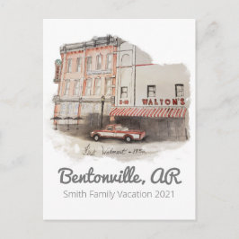 Postal acuarela Postcard Walmart