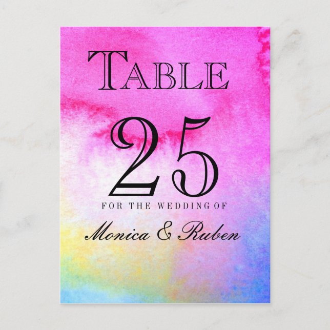 Postal Acuarela soñadora (Anverso)