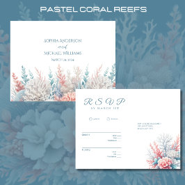 Postal Acuarela Tropical Bliss-RSVP-Boda- Postcard