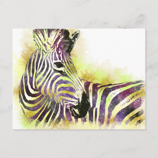 Postal Acuarela Zeba (Anverso)