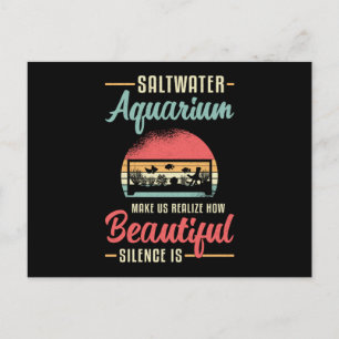 Postal Acuario de agua salada Acuario de peces acuáticos 