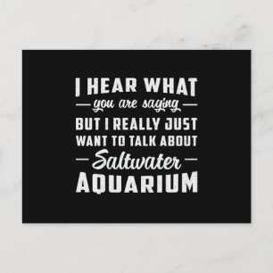 Postal Acuario de agua salada Acuario de peces acuáticos