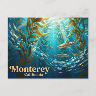 Postal Acuario de la Bahía de Monterey EE. UU.