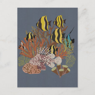 Postal Acuario Vintage