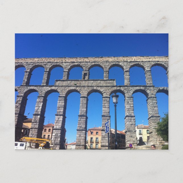 Postal Acueducto de Segovia - Acueducto (Anverso)