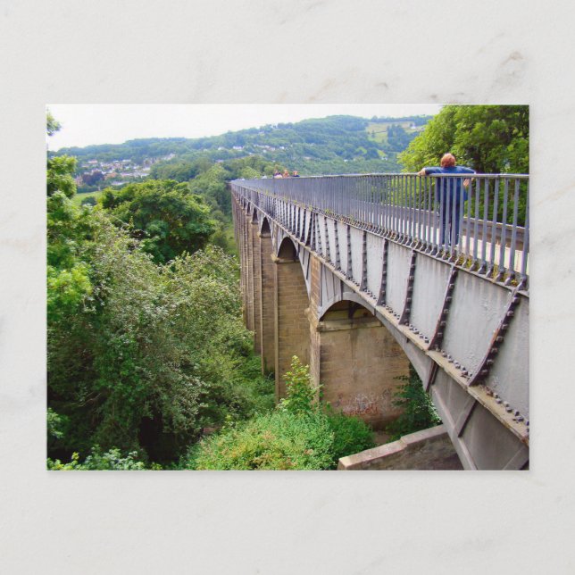 Postal Acueducto de Thomas Telford, Llangollen, (Anverso)