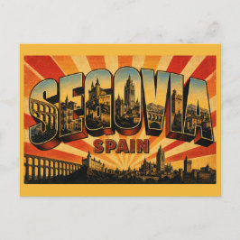 Postal Acueducto Romano de Segovia España