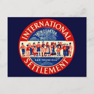 Postal Acuerdo San Francisco del International 1940