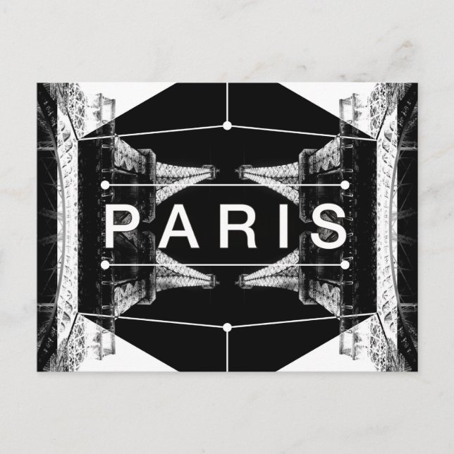 Postal AD Paris Kaleidoscope (Anverso)