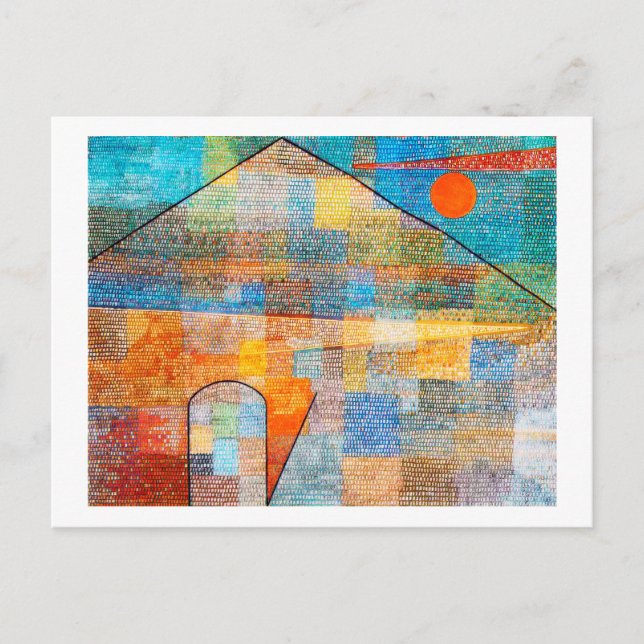 Postal Ad Parnassum, Paul Klee (Anverso)