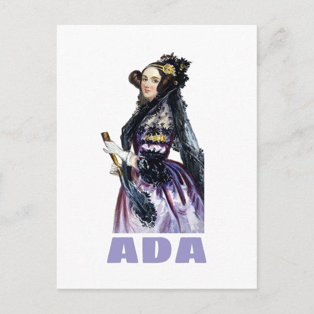 Postal Ada Lovelace (Anverso)