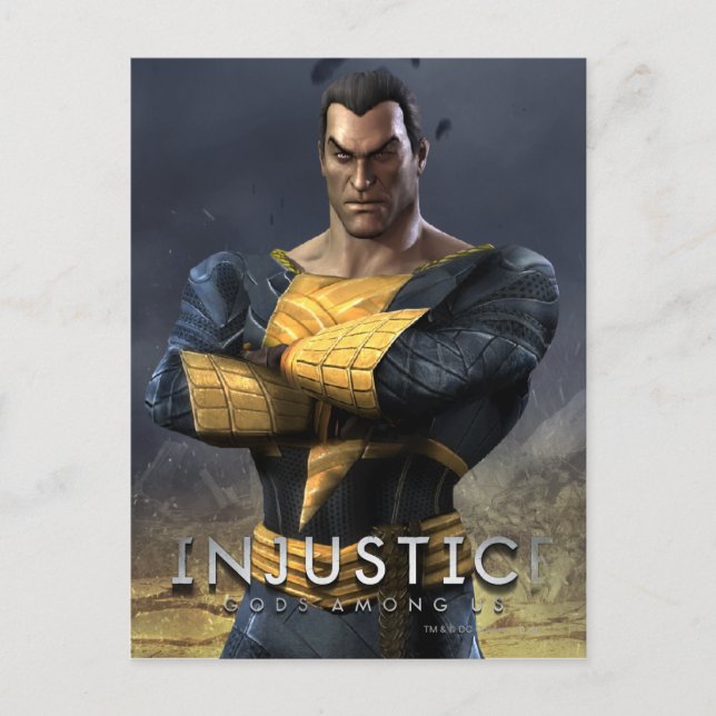 Postal Adam negro (Anverso)