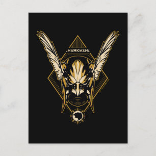 Postal Adam negro   Gráfico de cascos de Hawkman