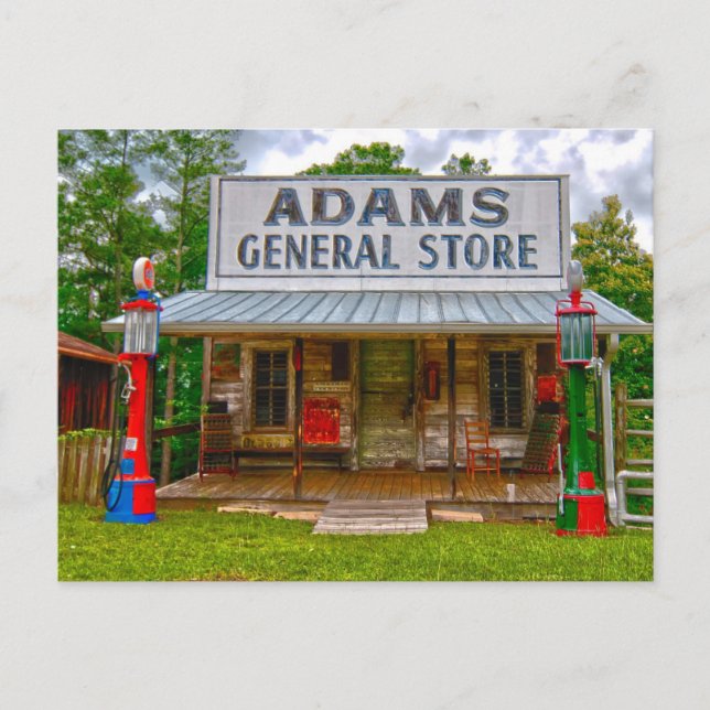 Postal Adams General Store Alabama (Anverso)