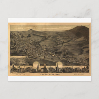 Postal Adams, Massachusetts en 1882