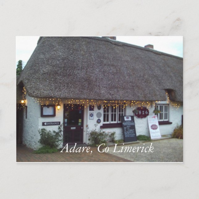 Postal Adare, Co Limerick (Anverso)