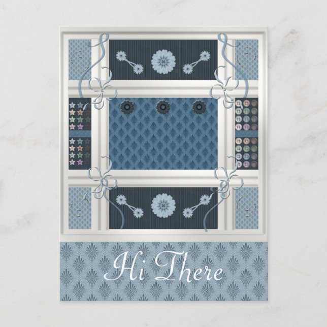 Postal Addicto de costura (Anverso)