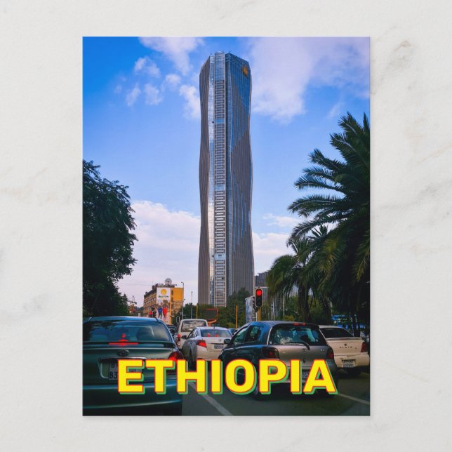 Postal Addis Abeba, Etiopía (Anverso)