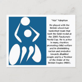 Postal Ade Adepitan, jugador de baloncesto en silla de ru