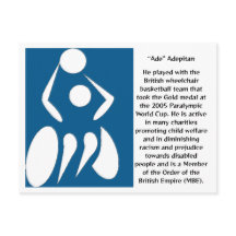 Ade Adepitan, jugador de baloncesto en silla de ru