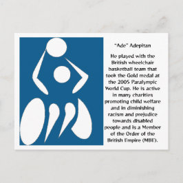Postal Ade Adepitan, jugador de baloncesto en silla de ru