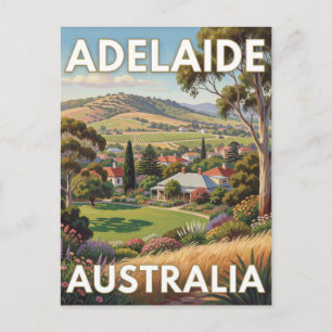 Postal Adelaida Australia Parque Verde Paisaje