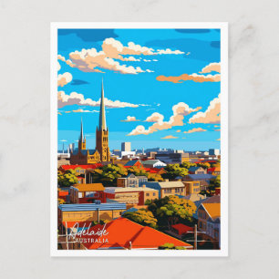 Postal Adelaide Australia Artwork Travel Ilustracion