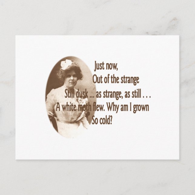 Postal Adelaide Crapsey Warning (Anverso)