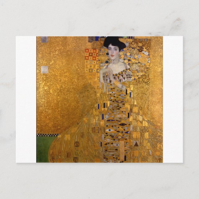 Postal Adele, The Lady in Gold - Gustav Klimt (Anverso)