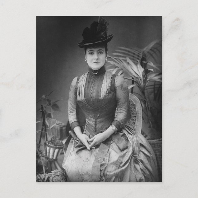Postal Adelina Patti, 1880 (Anverso)