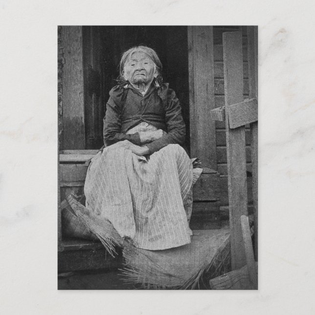 Postal Adeline Princess of Seattle Washington 1896 (Anverso)