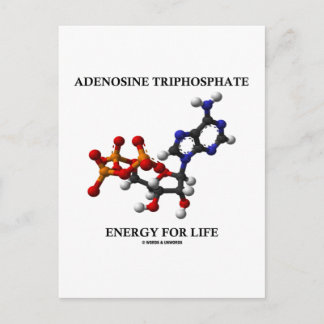 Postal Adenosina Trifosfato (ATP) Energía Para La Vida