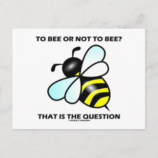 Postal ¿Adherirse O No Adherirse? Esa Es La Pregunta (Bee