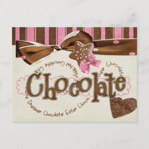 Postal adicción al chocolate