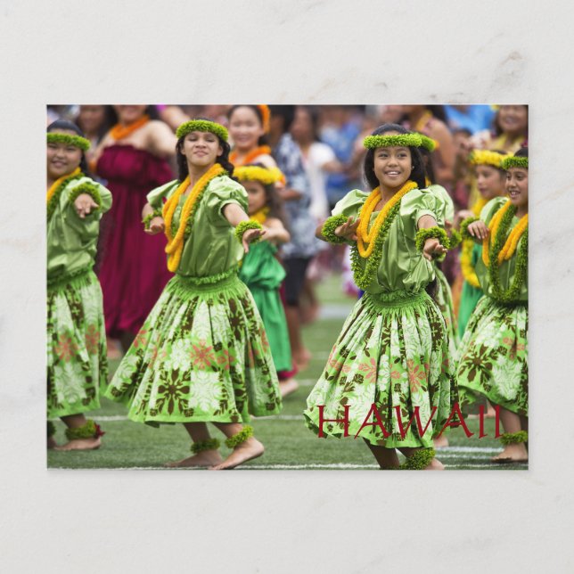 Postal Adición de Viajes por Viaje de Hawái (Anverso)