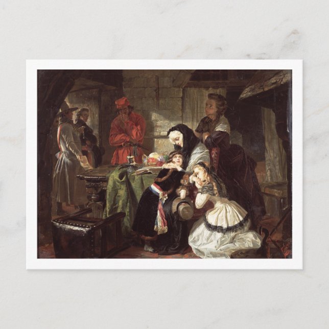 Postal Adición final de Marie-Antoinette (1753-93) a la D (Anverso)