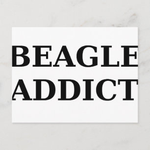 Postal adicto al beagle