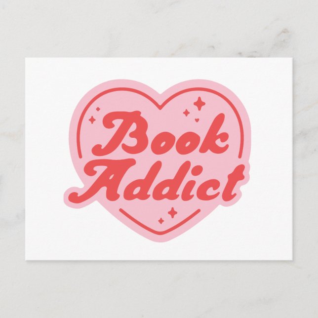 Postal Adicto al libro (Anverso)