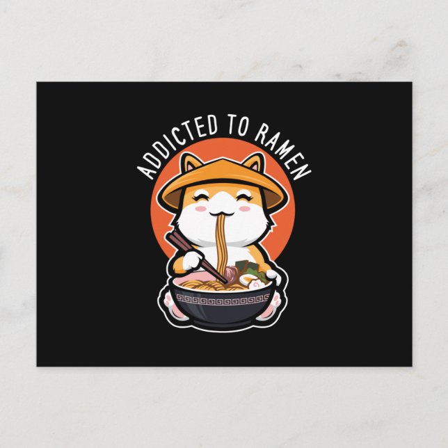 Postal Adictos a Ramen (Anverso)