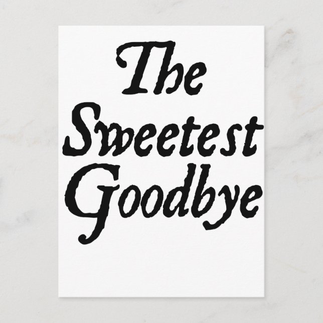 Postal adiós (Anverso)