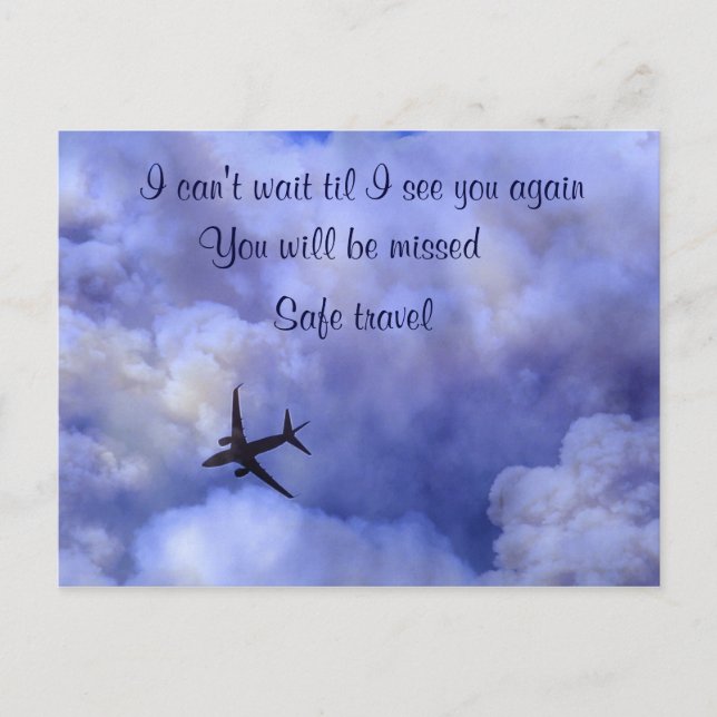 Postal Adiós. (Anverso)