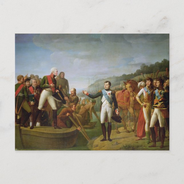Postal Adiós a Napoleón I y Alejandro I (Anverso)