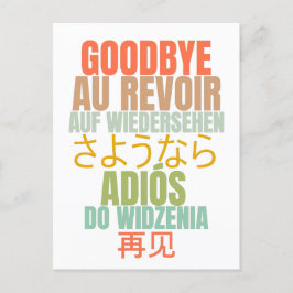Postal Adiós adiós