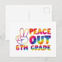 Adiós Sexto Grado Tie Dye Último Día 6to Grado 