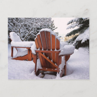 Postal Adirondack en Snowy