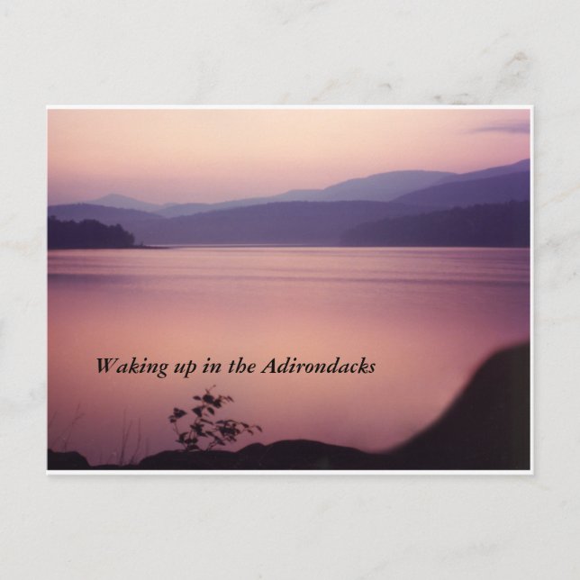 Postal Adirondack Morning (Anverso)